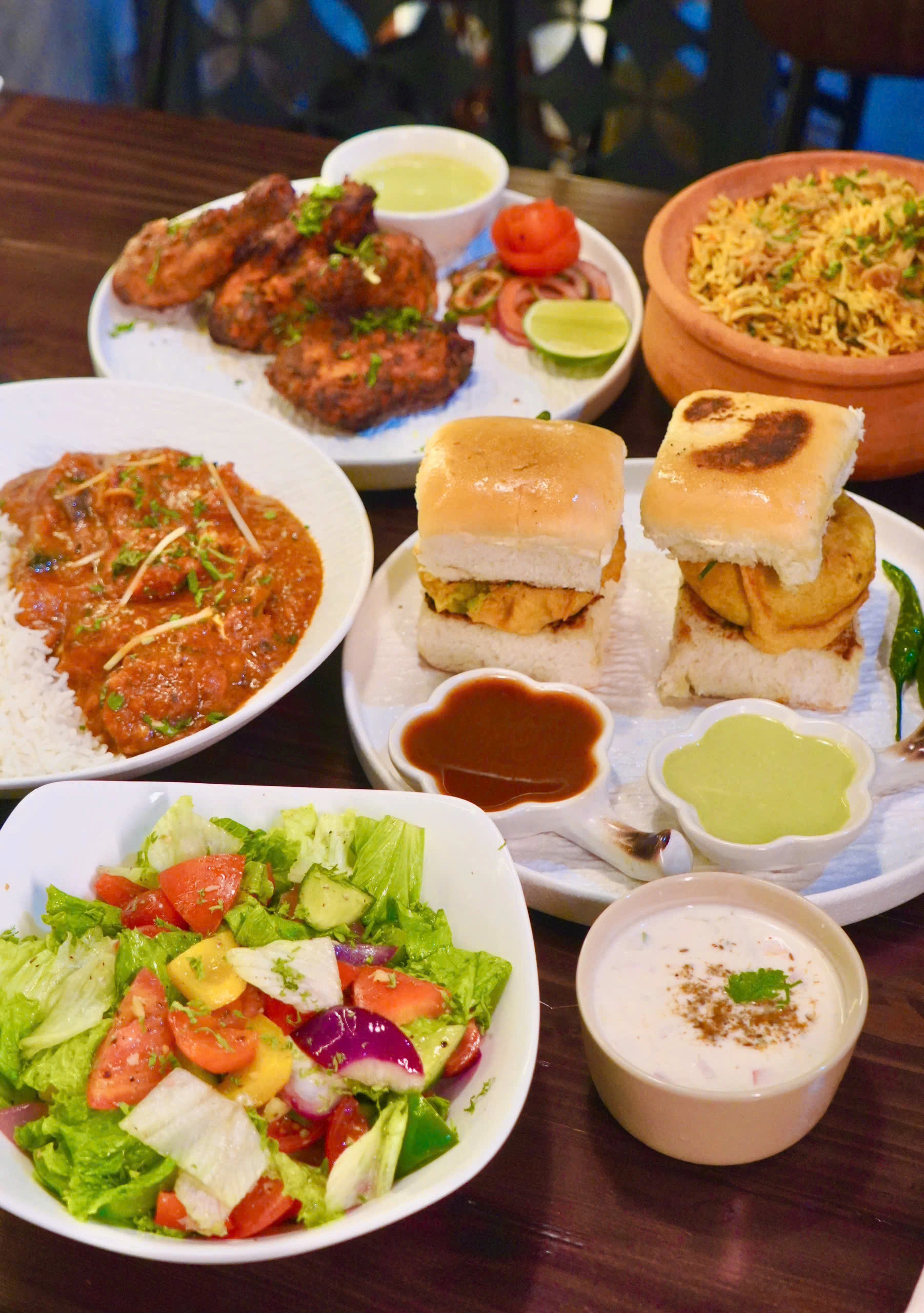 Indian food at Indus Restaurant